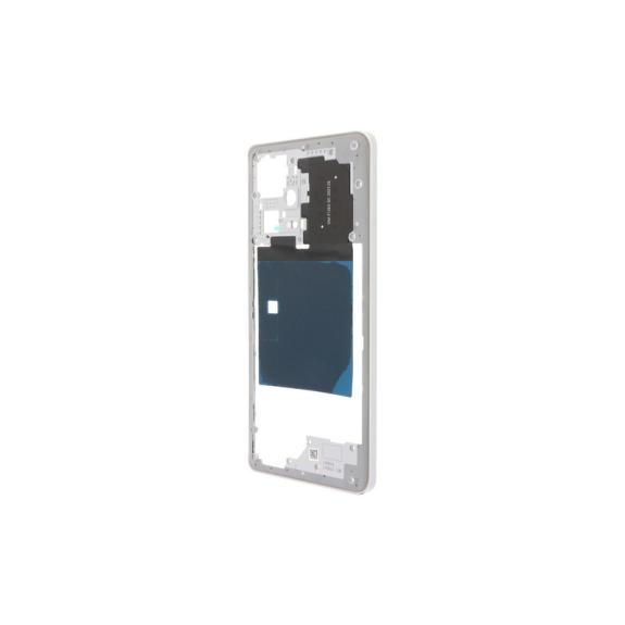Marco Intermedio Para Xiaomi Redmi Note 12 Pro Plus 5G blanco