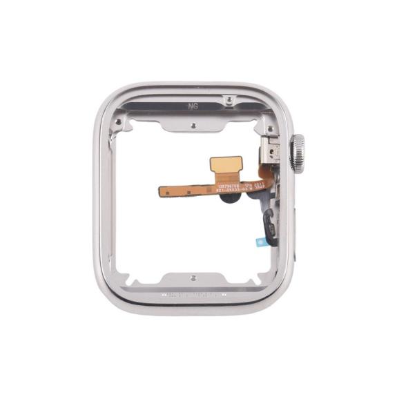 Marco para Apple Watch Series 7 / 8 / 9 41mm plateado (LTE)