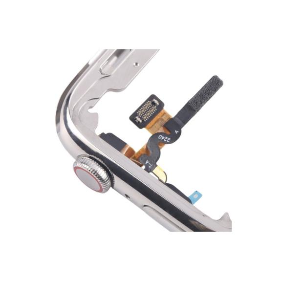 Marco para Apple Watch Series 7 / 8 / 9 41mm plateado (LTE)