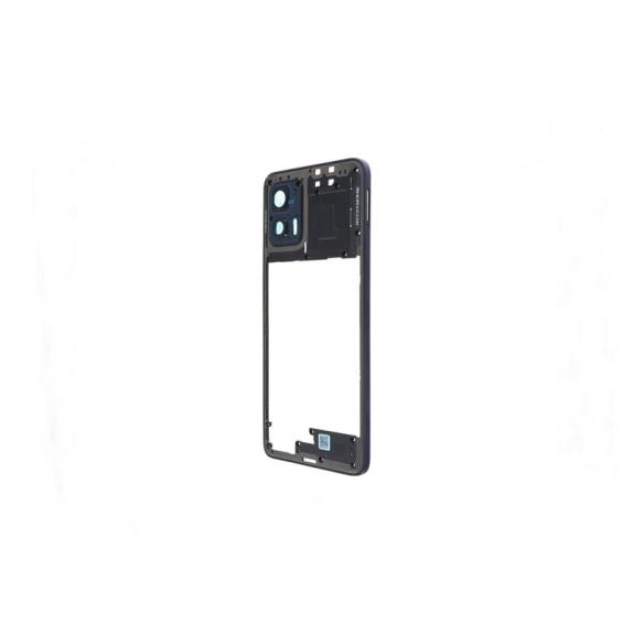 Marco para Motorola Moto G73 5G con embellecedor azul