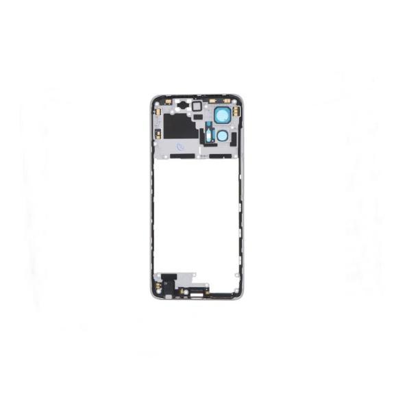 Marco para Motorola Moto G73 5G con embellecedor blanco