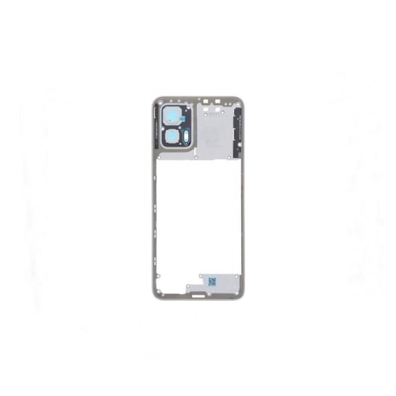 Marco para Motorola Moto G73 5G con embellecedor blanco