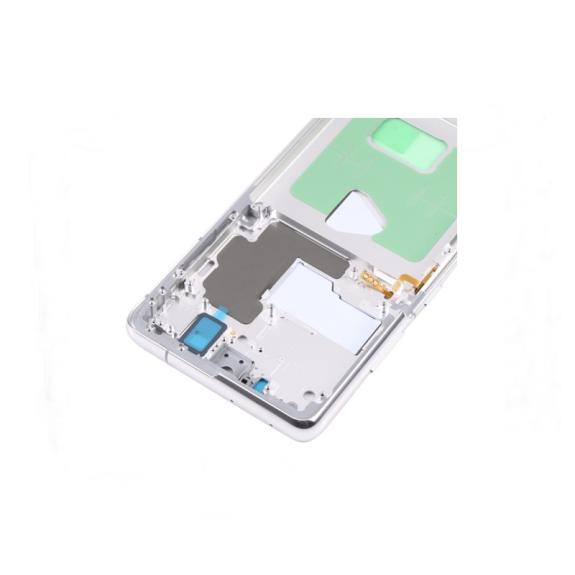 Marco para Samsung Galaxy S21 Ultra 5G plateado