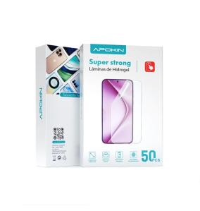 Pack 50 Láminas Super Strong Apokin de Hidrogel para Smartphone