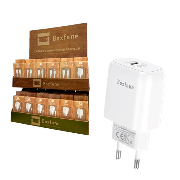 Pack Expositor Accesorios Boxfone - Cables y Cargadores Premium