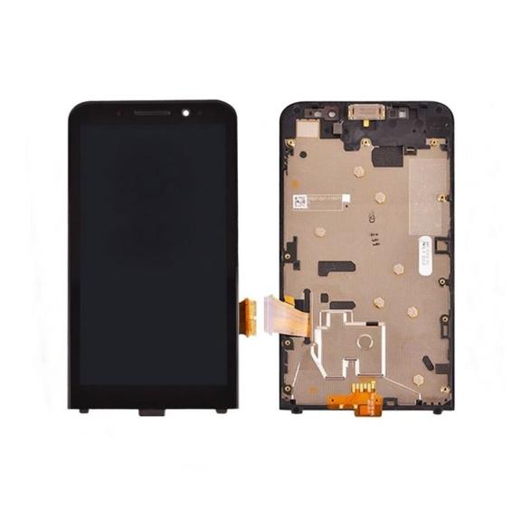 PANTALLA COMPLETA PARA BLACKBERRY Z30 NEGRO C/MARCO 4G