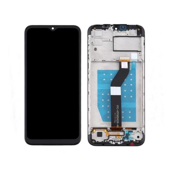 PANTALLA COMPLETA PARA MOTOROLA MOTO G8 POWER LITE C/MARCO NEGRO