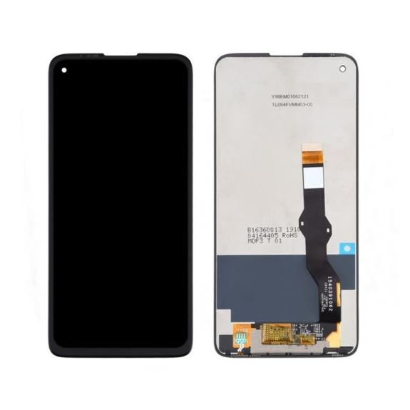 PANTALLA COMPLETA PARA MOTOROLA MOTO G8 POWER NEGRO SIN MARCO