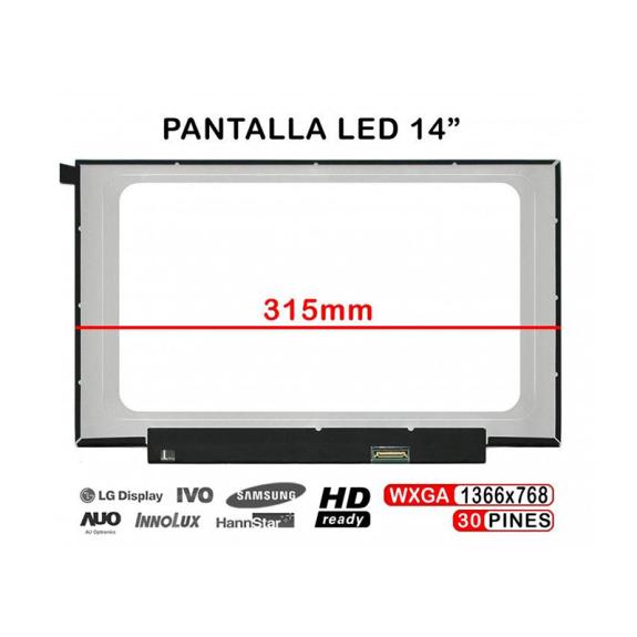 Pantalla de 14" para Portátil N140BGA-EA4