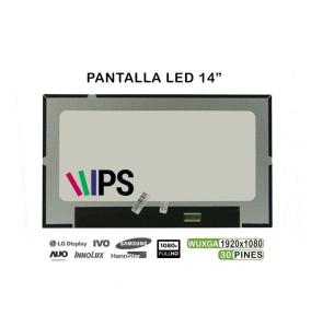 " Pantalla de 14"" para Portátil NV140FHM-N63 V8.1 FHD 30 PINES"