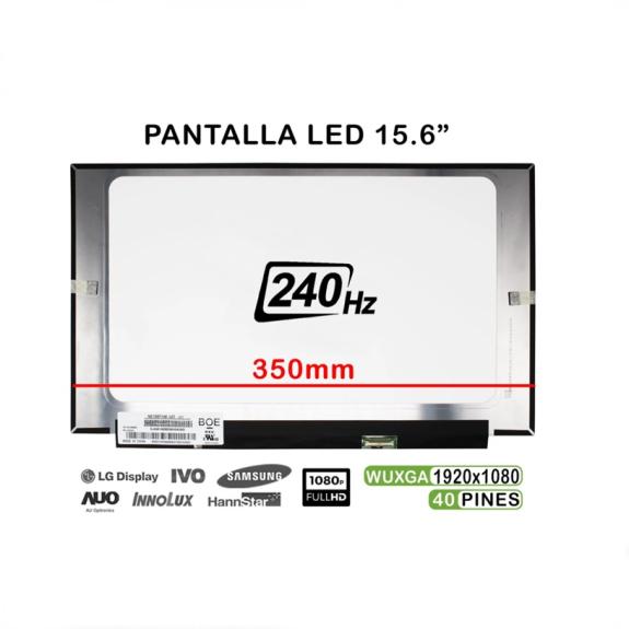 Pantalla de 15.6" Para Portatil NE156FHM-NZ1 240HZ FHD 40P