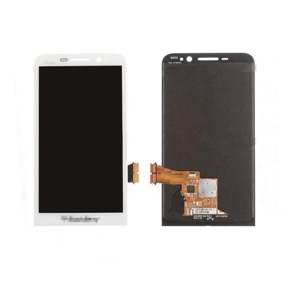 PANTALLA LCD COMPLETA PARA BLACKBERRY Z30 BLANCO SIN MARCO