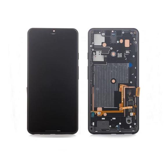 PANTALLA LCD COMPLETA PARA GOOGLE PIXEL 3XL NEGRO CON MARCO