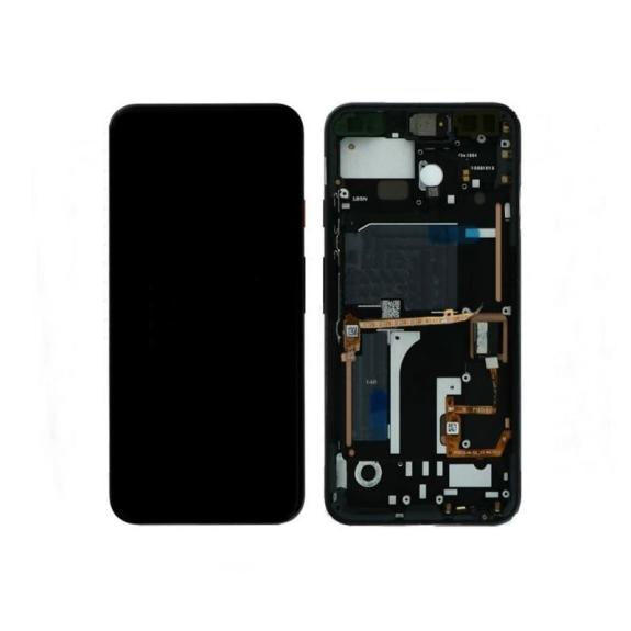 PANTALLA LCD COMPLETA PARA GOOGLE PIXEL 4 CON MARCO NARANJA