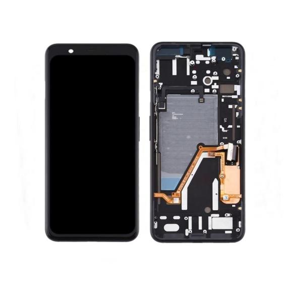 PANTALLA LCD COMPLETA PARA GOOGLE PIXEL 4 XL CON MARCO NEGRO