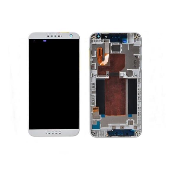 PANTALLA LCD COMPLETA PARA HTC DESIRE 610 BLANCO CON MARCO