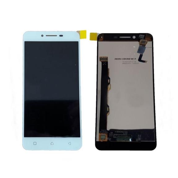 PANTALLA LCD COMPLETA PARA LENOVO K5 PLUS BLANCO SIN MARCO