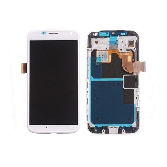 PANTALLA LCD COMPLETA PARA MOTOROLA MOTO X BLANCO SIN MARCO