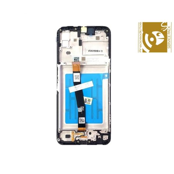 Pantalla para Samsung Galaxy A22 5G con marco negro SERVICE PACK