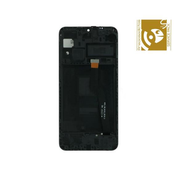 Pantalla para Samsung Galaxy M10 con marco negro SERVICE PACK