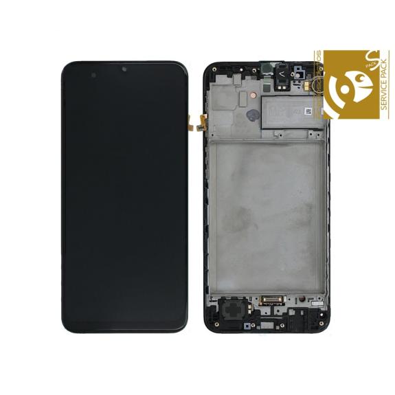 Pantalla SERVICE PACK para Samsung Galaxy M31 /M21S marco negro