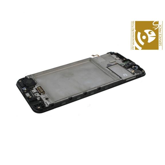 Pantalla SERVICE PACK para Samsung Galaxy M31 /M21S marco negro