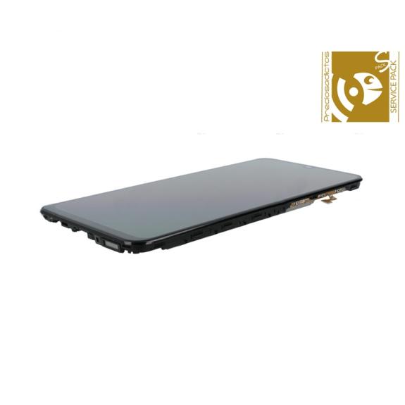 Pantalla SERVICE PACK para Samsung Galaxy M31 /M21S marco negro