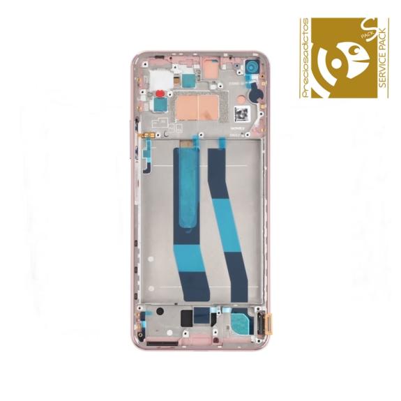 PANTALLA LCD PARA XIAOMI MI 11 LITE 4G 2021 ROSA SERVICE PACK