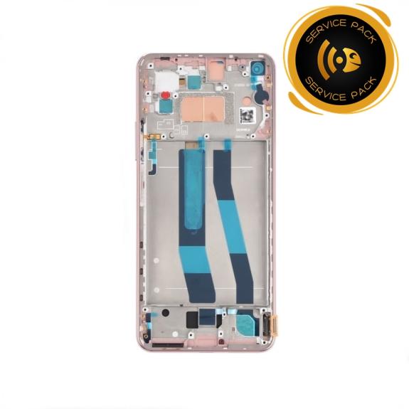 PANTALLA LCD PARA XIAOMI MI 11 LITE 4G 2021 ROSA SERVICE PACK
