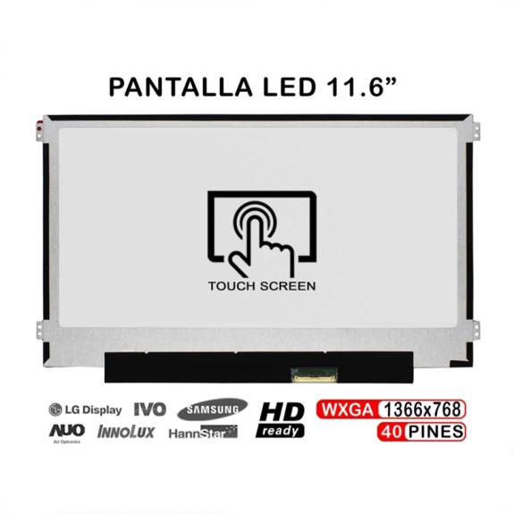Pantalla led de 11.6" Para Portatil B116XAK01.0 40 Pines