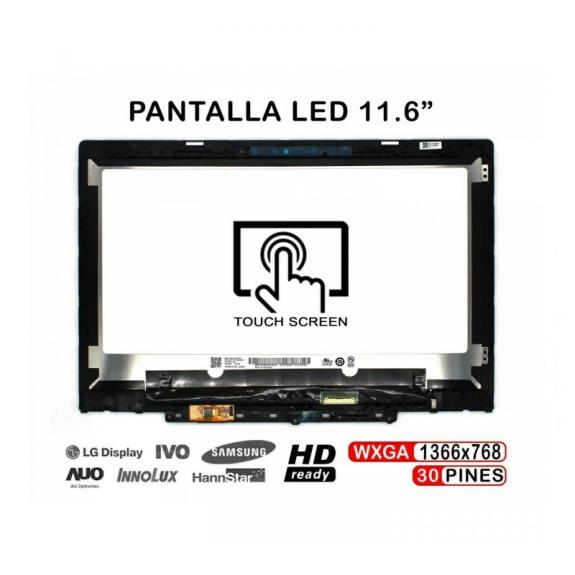 Pantalla Led de 11.6" para Portátil Lenovo Chromebook 300E