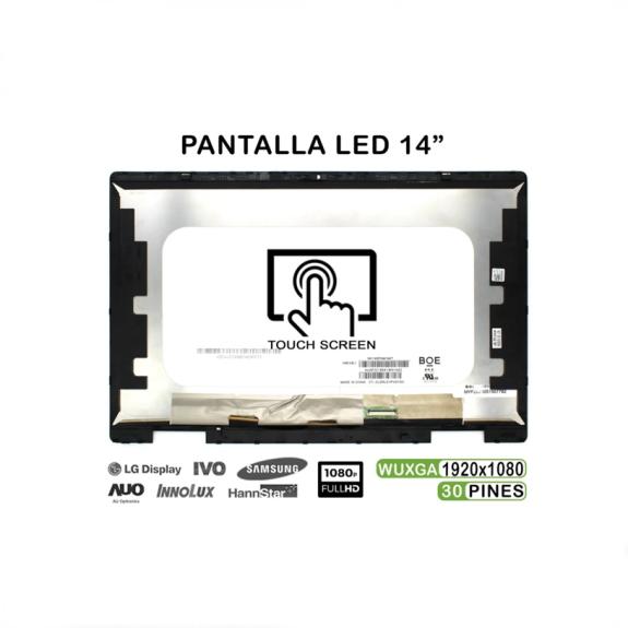 Pantalla LED de 14" Para Porrtatil HP Pavilion X360 Con Marco