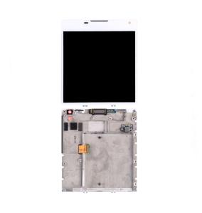 Pantalla para Blackberry Passport Q30 con marco blanco