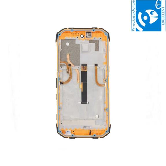 Pantalla para Doogee S96 GT con marco naranja EXCELLENT