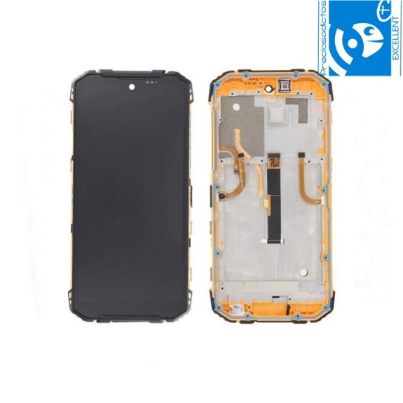 Pantalla para Doogee S96 GT con marco naranja EXCELLENT