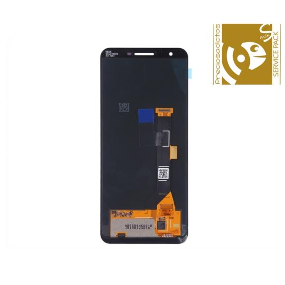 Pantalla para Google Pixel 3A sin marco negro SERVICE PACK
