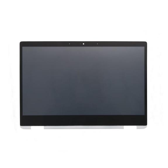 Pantalla para HP Chromebook  X360 14B-CA con marco plateado
