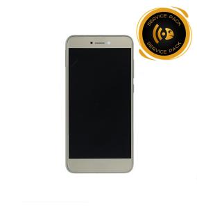 Pantalla para Huawei Honor 8 Lite con marco dorado SERVICE PACK