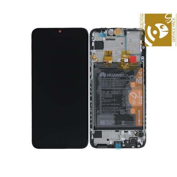 Pantalla para Huawei P Smart 2019 con marco negro SERVICE PACK