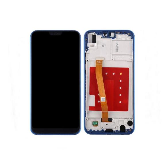 Pantalla para Huawei P20 Lite con marco azul