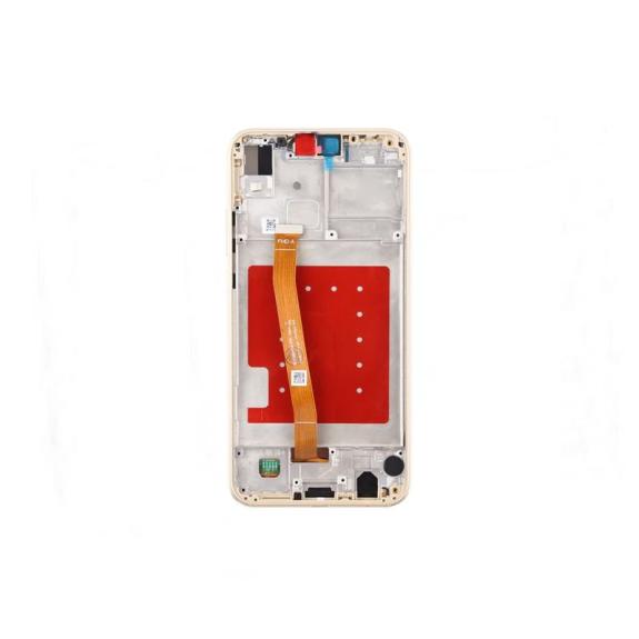 Pantalla para Huawei P20 Lite / Nova 3E con marco dorado