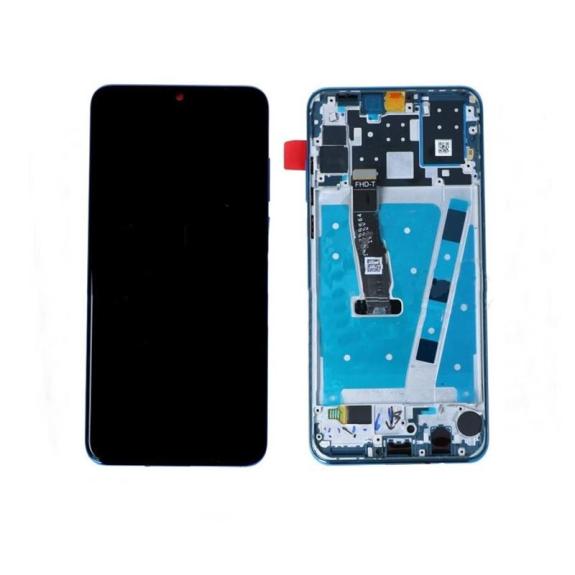 Pantalla para Huawei P30 Lite con marco azul