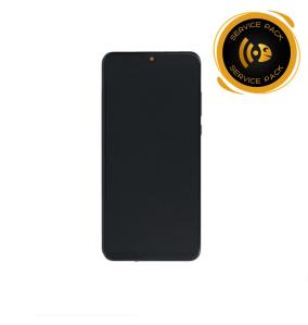 Pantalla para Huawei P30 Lite con marco negro SERVICE PACK