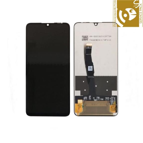 Pantalla para Huawei P30 Lite negro sin marco SERVICE PACK