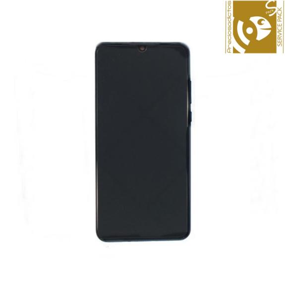 Pantalla para Huawei P30 negro SERVICE PACK