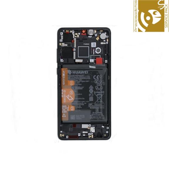 Pantalla para Huawei P30 negro SERVICE PACK