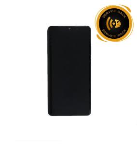 Pantalla para Huawei P30 Pro con marco negro SERVICE PACK