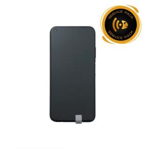 Pantalla para Huawei P40 Lite con marco negro SERVICE PACK