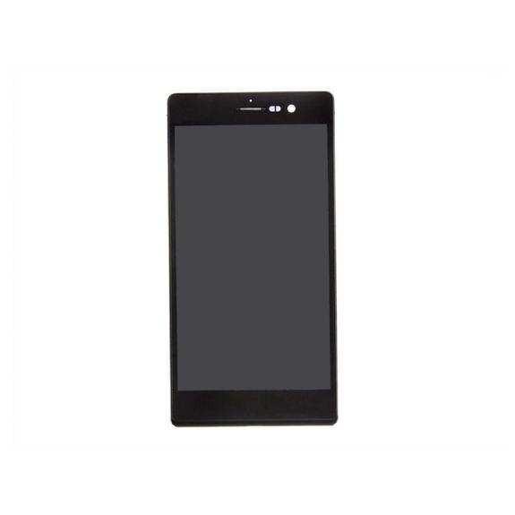 Pantalla para Huawei P7 con marco negro