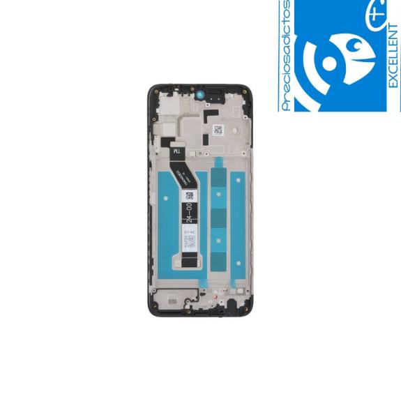 Pantalla Para Motorola Moto G Power 2024 negro (Con Marco)